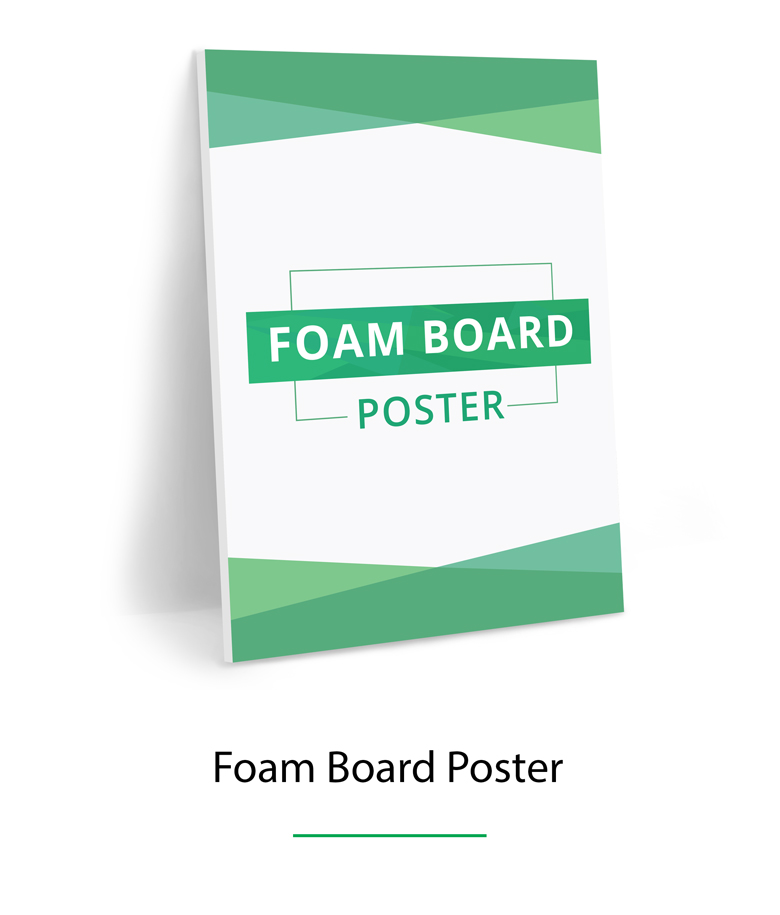 how to mount posters on foam board